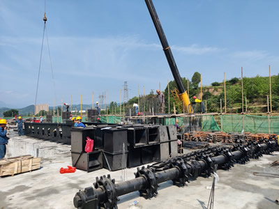陇南徽县2台58MW锅炉安装工作于2022年6月19日正式开始